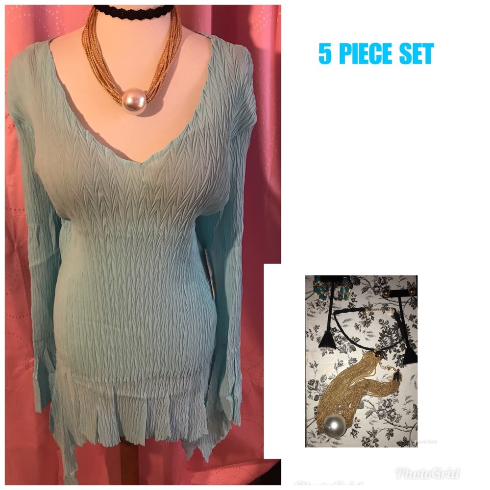NEW 5 SET TUNIC/ LAUREN JEWELRY PERFECT GIFT 3X